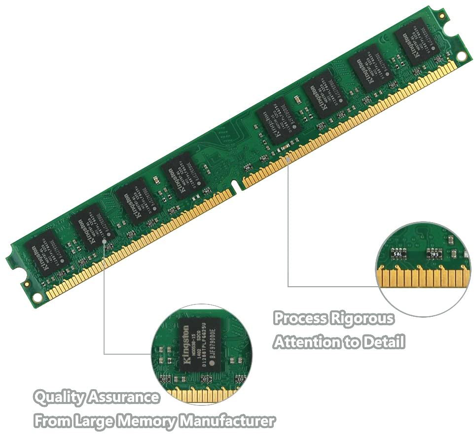 Kingston Memoria Ram Kit Deskt - Ddr2 Ram 评论和价格