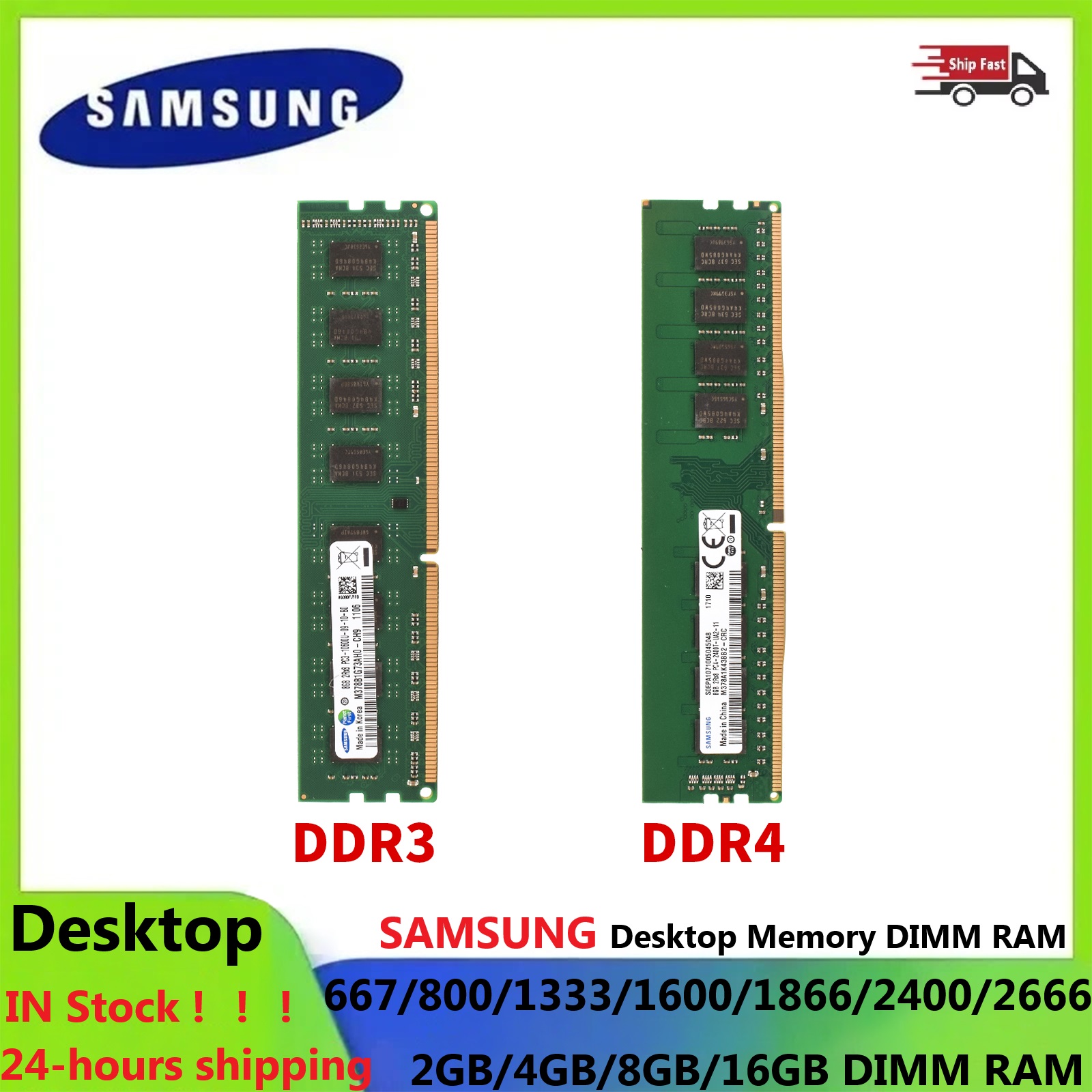 SAMSUNG Desktop RAM DIMM Memor - Server Memory Ddr4 评论和价格