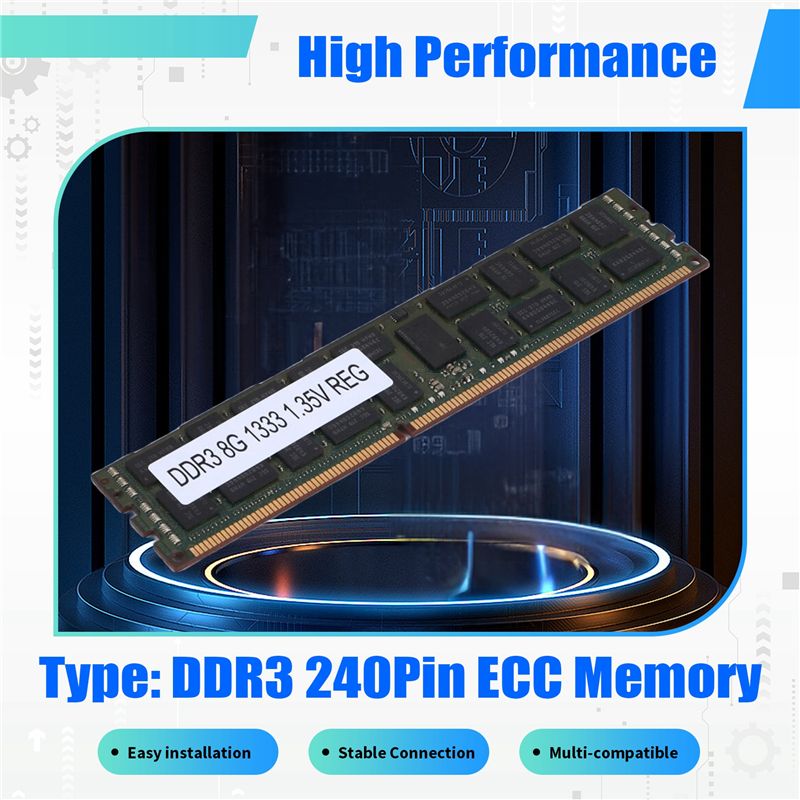 8GB DDR3 1333MHZ Ecc Ram Memor - Ddr3 Ram 评论和价格