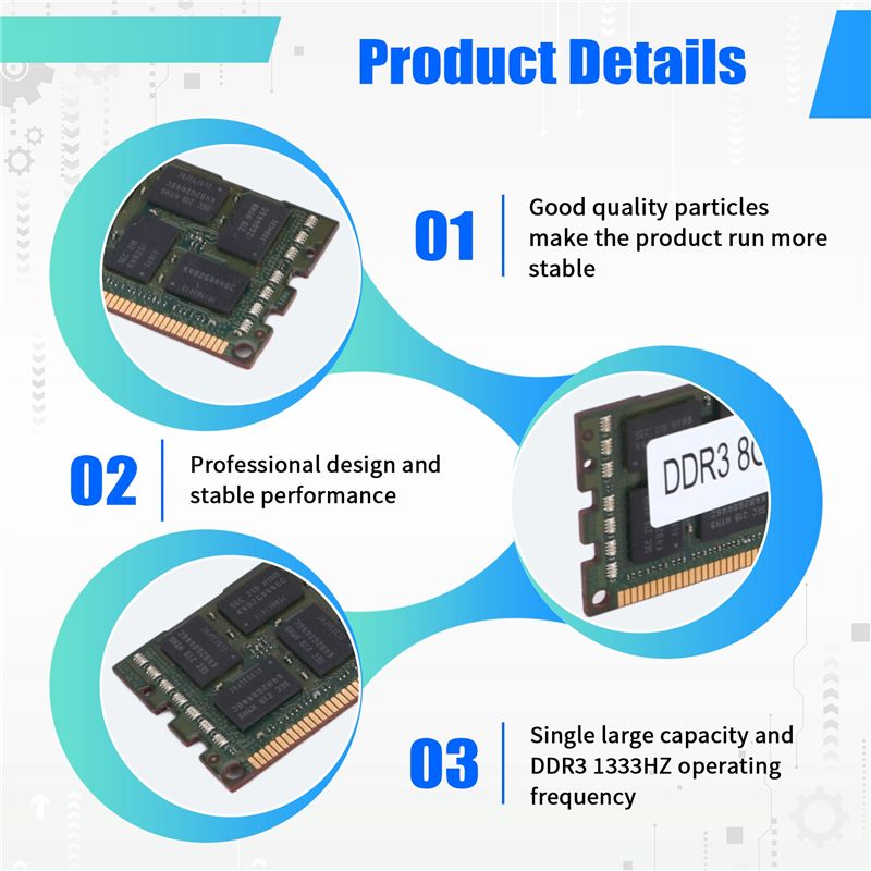 8GB DDR3 1333MHZ Ecc Ram Memor - Ddr3 Ram 评论和价格