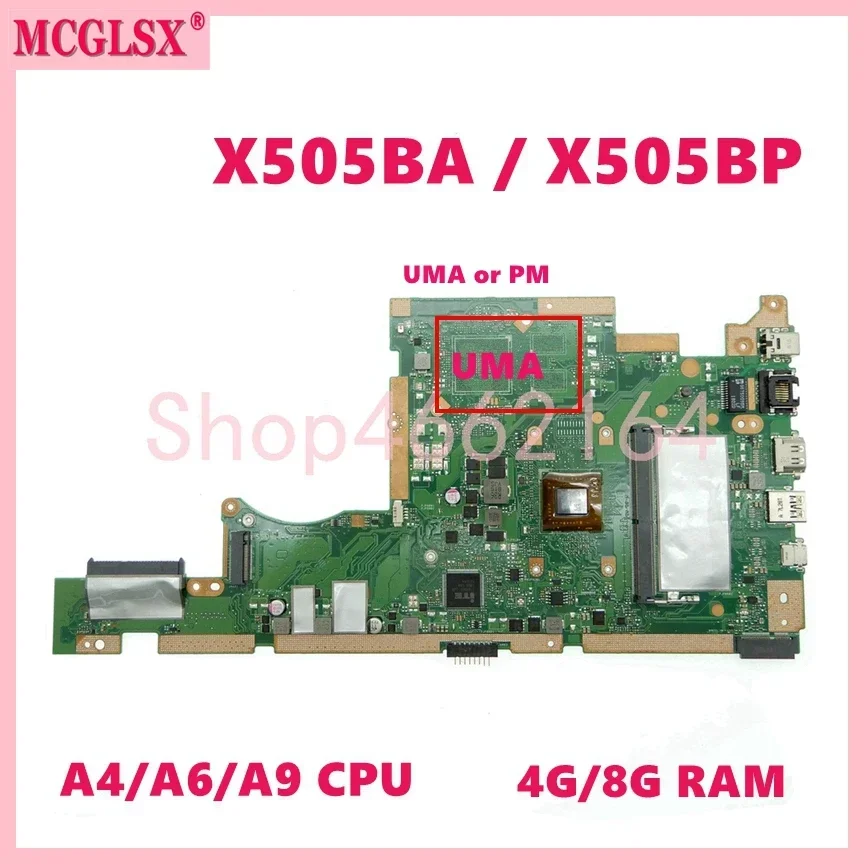 X505BP Laptop Motherboard For  - Ddr4 8Gb 评论和价格