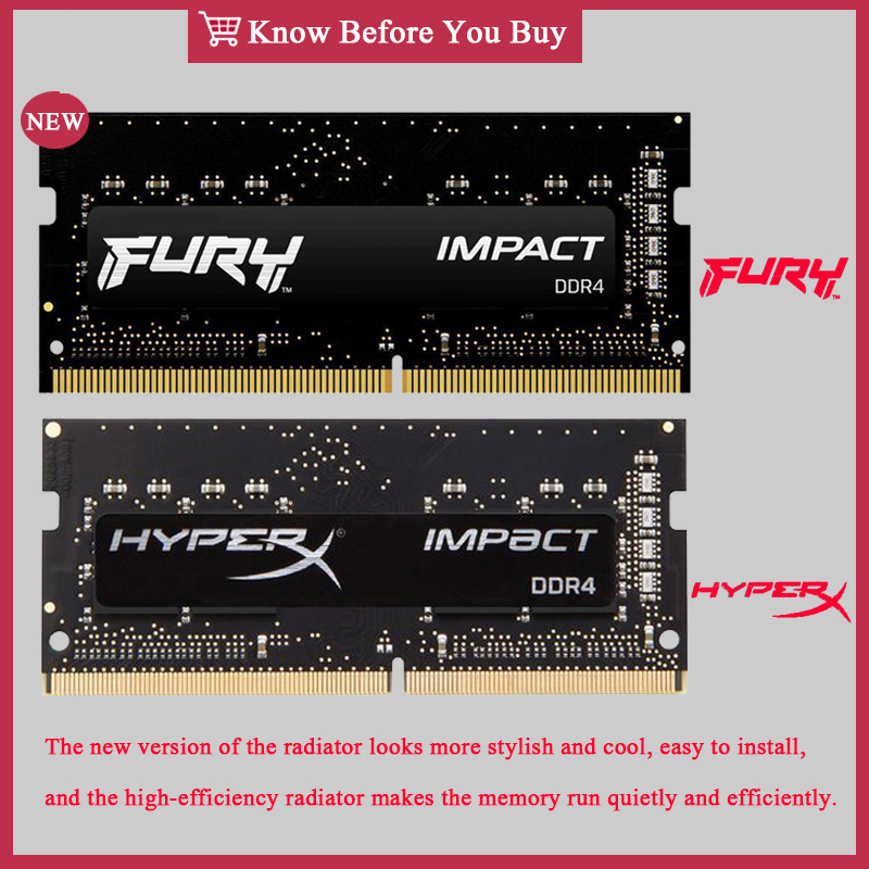 DDR4 FURY Impact RAM 16GB 8GB  - Ddr4 3200Mhz 评论和价格